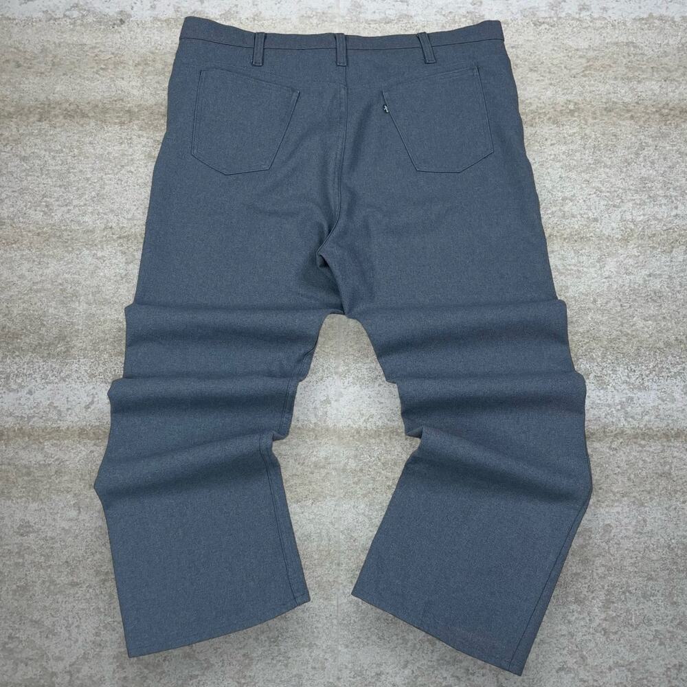 Vintage 80s Levis Dress Pants 42x30 Baggy Fit Blue Blue Tab